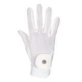 Equestro Unisex Gloves In Technical Fabric And Mesh #colour_white