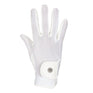 Equestro Unisex Gloves In Technical Fabric And Mesh #colour_white