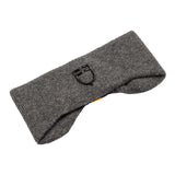 Equestro Unisex Ribbed Wool Earmuff Headband With Logo #colour_grey