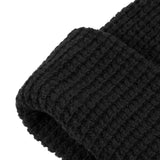 Equestro Unisex Ribbed Wool Beanie With Logo #colour_black