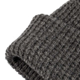 Equestro Unisex Ribbed Wool Beanie With Logo #colour_grey