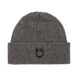 Equestro Unisex Knitted Texture Wool Beanie #colour_grey