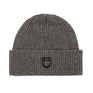 Equestro Unisex Knitted Texture Wool Beanie #colour_grey