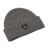 Equestro Unisex Knitted Texture Wool Beanie #colour_grey