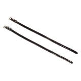 Equestro Spur Straps With Crystals #colour_black