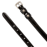 Equestro Spur Straps With Crystals #colour_black