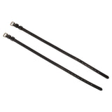 Equestro Spur Straps With Fixed Loops #colour_black