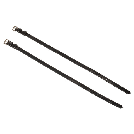 Equestro Spur Straps With Fixed Loops #colour_black