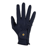 Equestro Unisex Gloves In Synthetic Leather With Tear-Away Closure #colour_blue