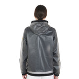 Equestro Women's Transparent Technical Raincoat #colour_grey