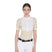 Women's slim fit pleated cotton polo shirt