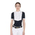 Women's slim fit pleated cotton polo shirt