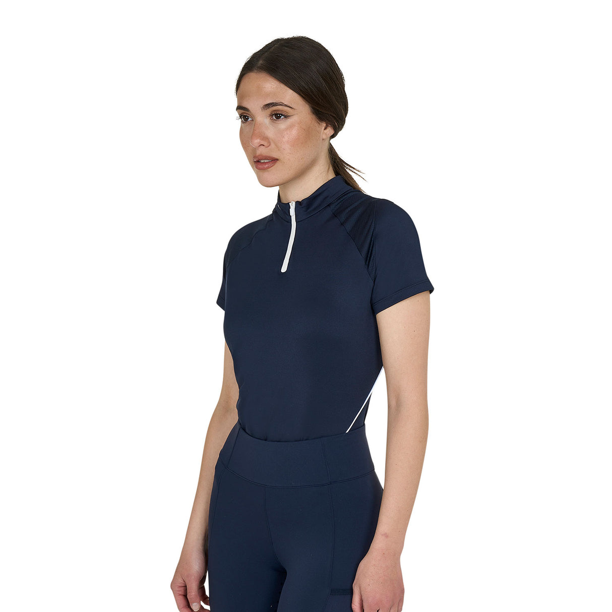 Equestro Women's Slim Fit Technical Training Polo Shirt