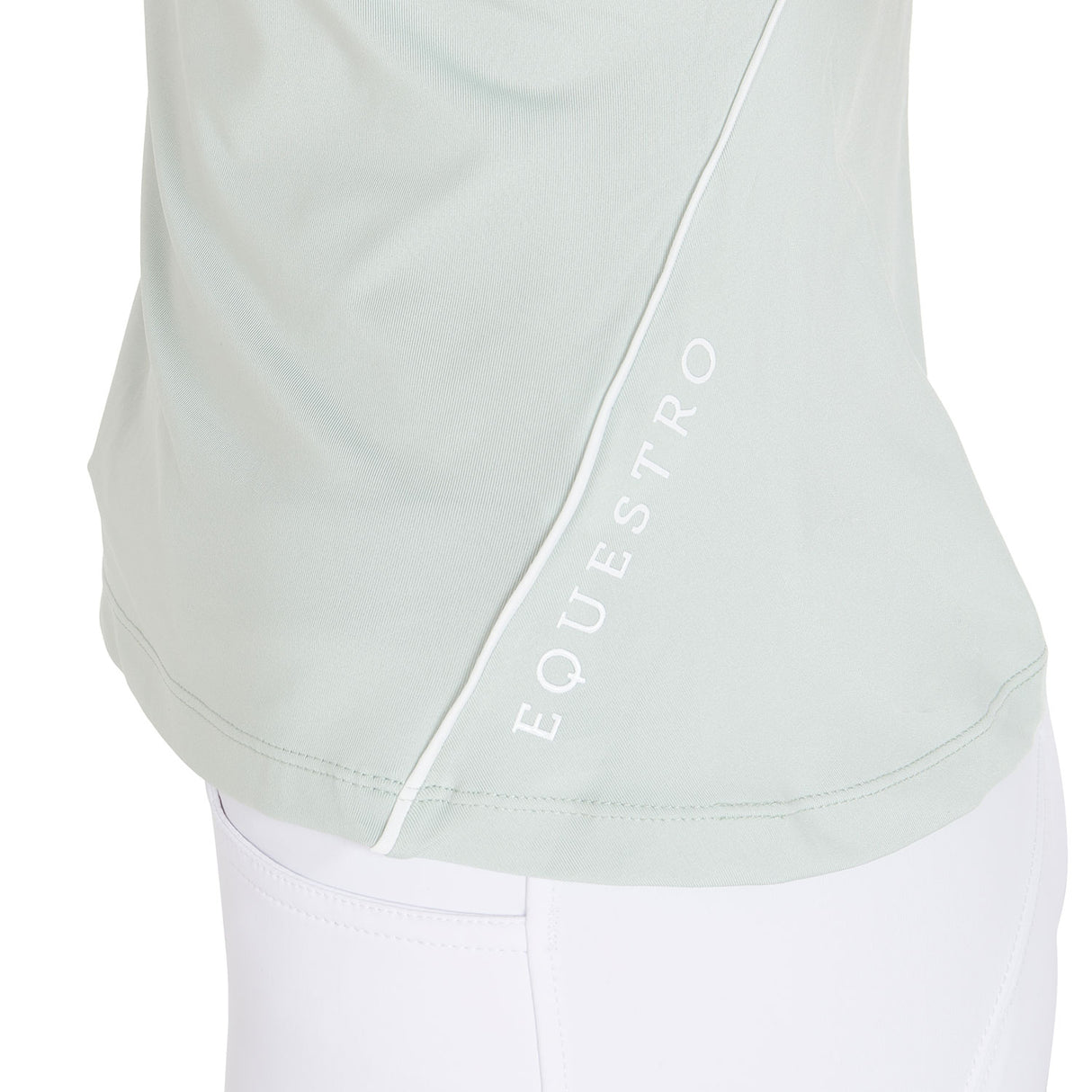 Equestro Women's Slim Fit Technical Training Polo Shirt