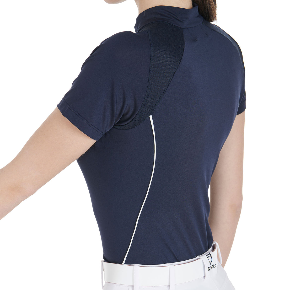 Equestro Women's Slim Fit Technical Training Polo Shirt