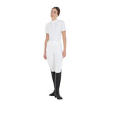 Equestro Women's Slim Light Light Leggings #colour_white