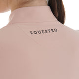 Equestro Women's Long-Sleeved Training Technical Polo Shirt