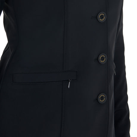 Women's competition jacket with contrasting embroidered logo