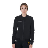 Equestro Scuderia Equestro Women's Bomber Technical Fabric #colour_black