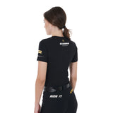 Equestro Scuderia Equestro Women's Slim Fit T-Shirt #colour_black