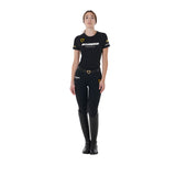 Equestro Scuderia Equestro Women's Slim Fit T-Shirt #colour_black
