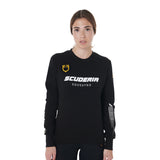 Equestro Scuderia Equestro Women's Crewneck Sweatshirt #colour_black