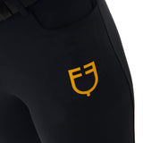 Equestro Scuderia Equestro Women's Knee Grip Breeches #colour_black