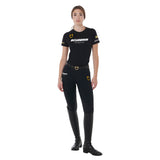 Equestro Scuderia Equestro Women's Knee Grip Breeches #colour_black
