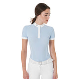 Equestro Women's Competition Body Polo Shirt #colour_blue