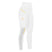 Equestro Women's Slim Fit Leggings with Micro Mesh Inserts #colour_white