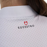 Equestro Ridertechnology women's competition polo shirt perforated fabric
