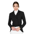 Equestro Women's Competition Dressage Half Tailcoat #colour_black