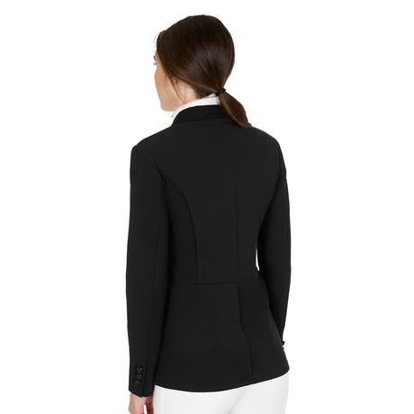 Equestro Women's Competition Dressage Half Tailcoat #colour_black