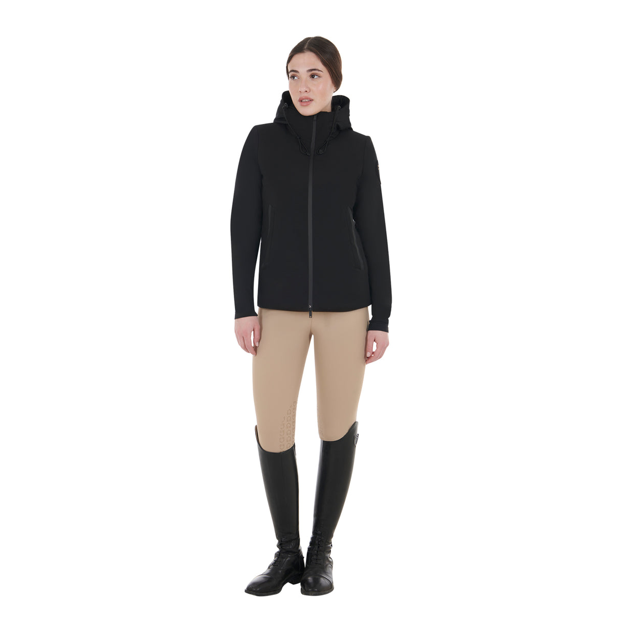Equestro Down Jacket Water And Wind Repellent #colour_black