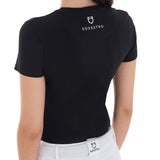 Equestro Women's Eq Cotton T-Shirt #colour_black