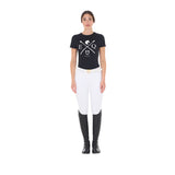 Equestro Women's Eq Cotton T-Shirt #colour_black