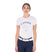 Equestro Women's Cannes Cotton T-Shirt With Rhinestones #colour_white