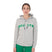 Equestro Women's Hoodie With Zip And Sponge Lettering #colour_grey-green