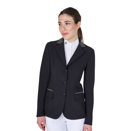 Women's competition jacket with rhinestones