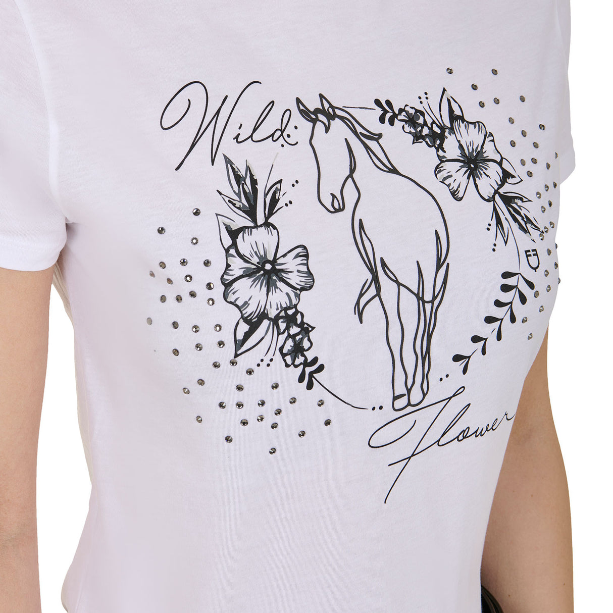 Women's Wild Flower cotton T-shirt