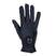 Equestro Women's Gloves In Soft Technical Fabric With Glitter Logo #colour_blue