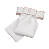 Equestro Dressage Plastron Rhinestone Logo