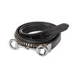 Equestro Women's Clincher Belt Snaffle Bit Buckle #colour_black