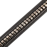 Equestro Women's Clincher Belt Snaffle Bit Buckle #colour_black