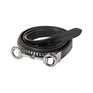 Equestro Women's Clincher Belt Snaffle Bit Buckle #colour_black-silver