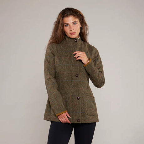 Toggi Ladies Elgin Waterproof Tweed Coat #colour_glenfinnan-tweed