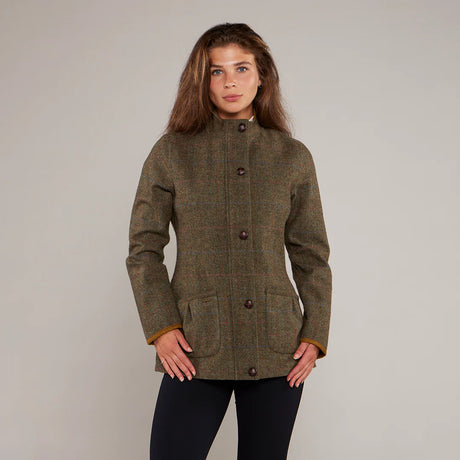 Toggi Ladies Elgin Waterproof Tweed Coat #colour_glenfinnan-tweed