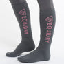 EQUIDRY Waterproof Socks #colour_grey-pale-pink