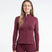 EQUIDRY Women's Water Repellent Zip up Top #colour_plum-black