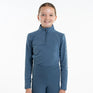 EQUIDRY Children's Water Repellent Base Layer #colour_steel-blue-silver